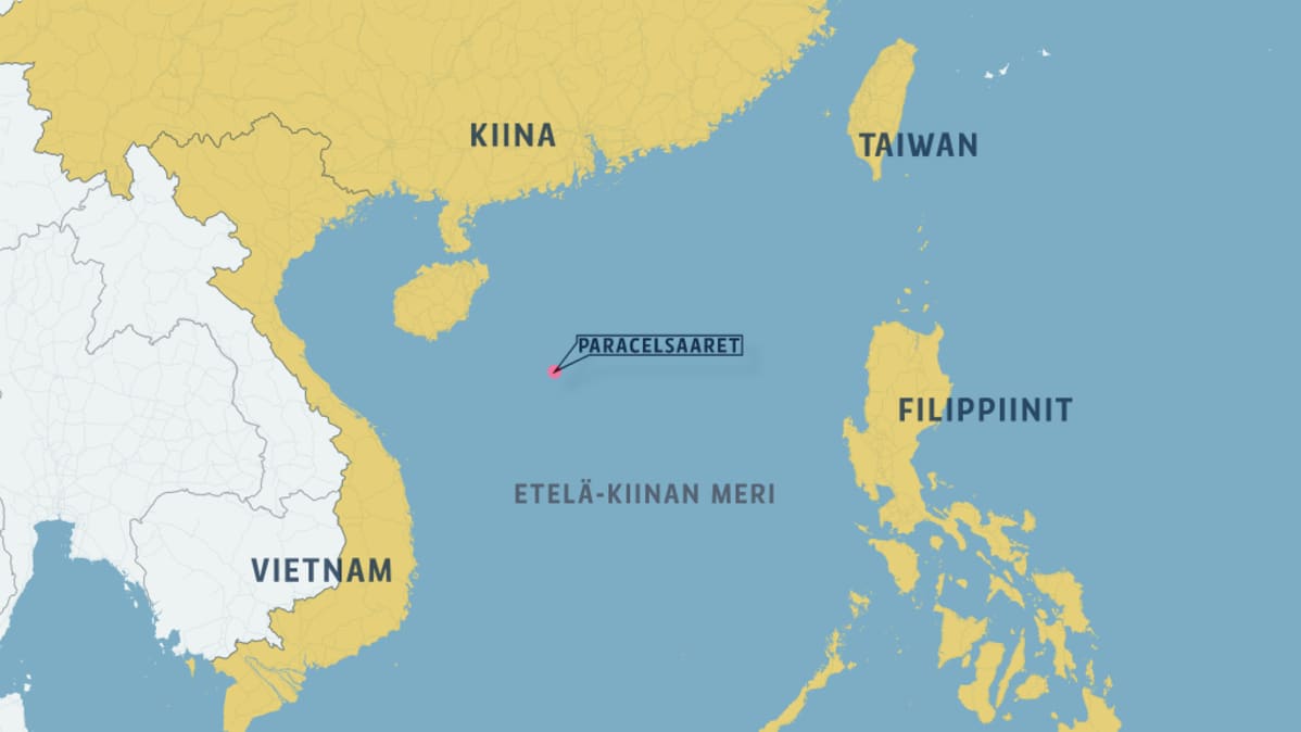 etelä kiinan kartta Kiina Siirtanyt Ohjuksia Etela Kiinan Merelle Yle Uutiset Yle Fi etelä kiinan kartta