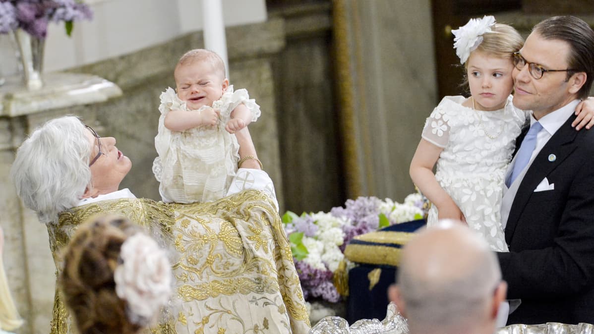 Prinssi Oscarin kastetilaisuus.