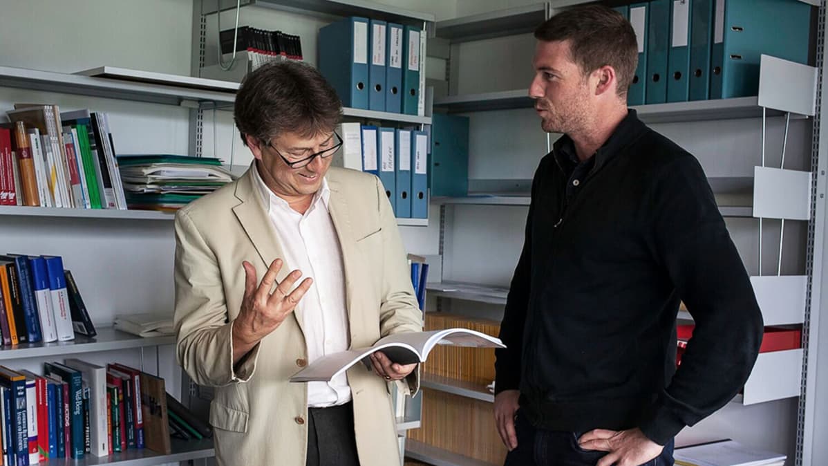 Reiner Eichenberger ja Mark Schelker.