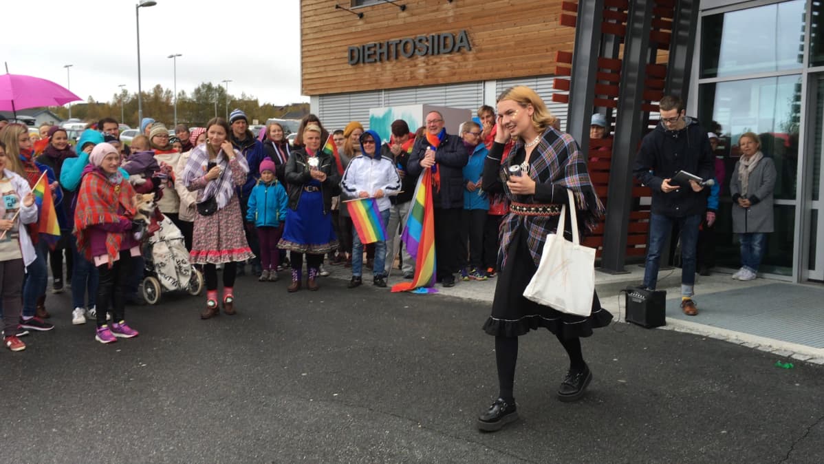 Dávvet Bruun-Solbakk, Sápmi Pride 2016