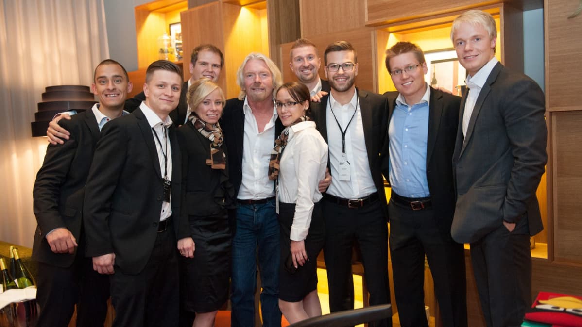 Virgin-brändistään tunnettu Sir Richard Charles Nicholas Branson vieraili NBF:ssä 2012.