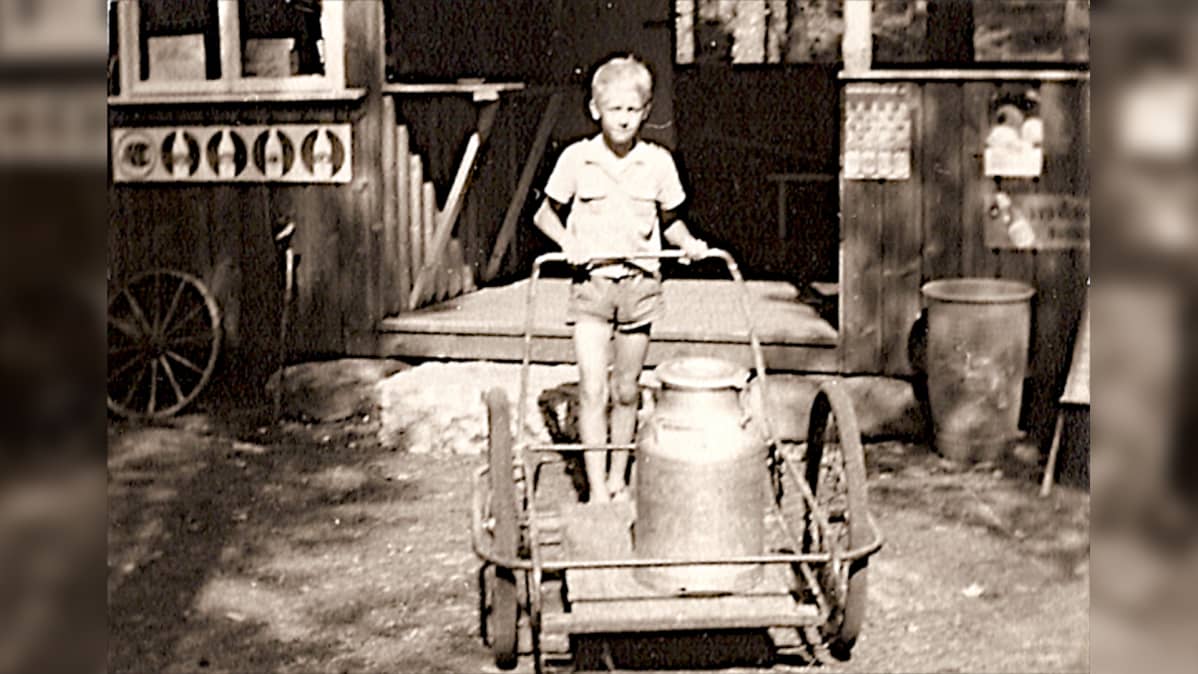 Pertti Lindeman lapsena