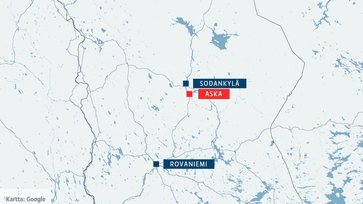 sodankylä kartta google maps Nelostie poikki Sodankylässä liikenneonnettomuuden vuoksi | Yle 