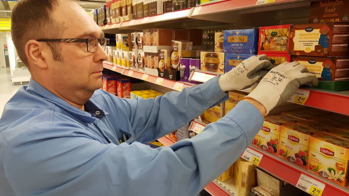 Marketpäällikkö Markus Räsänen, S-market Kauppakatu.