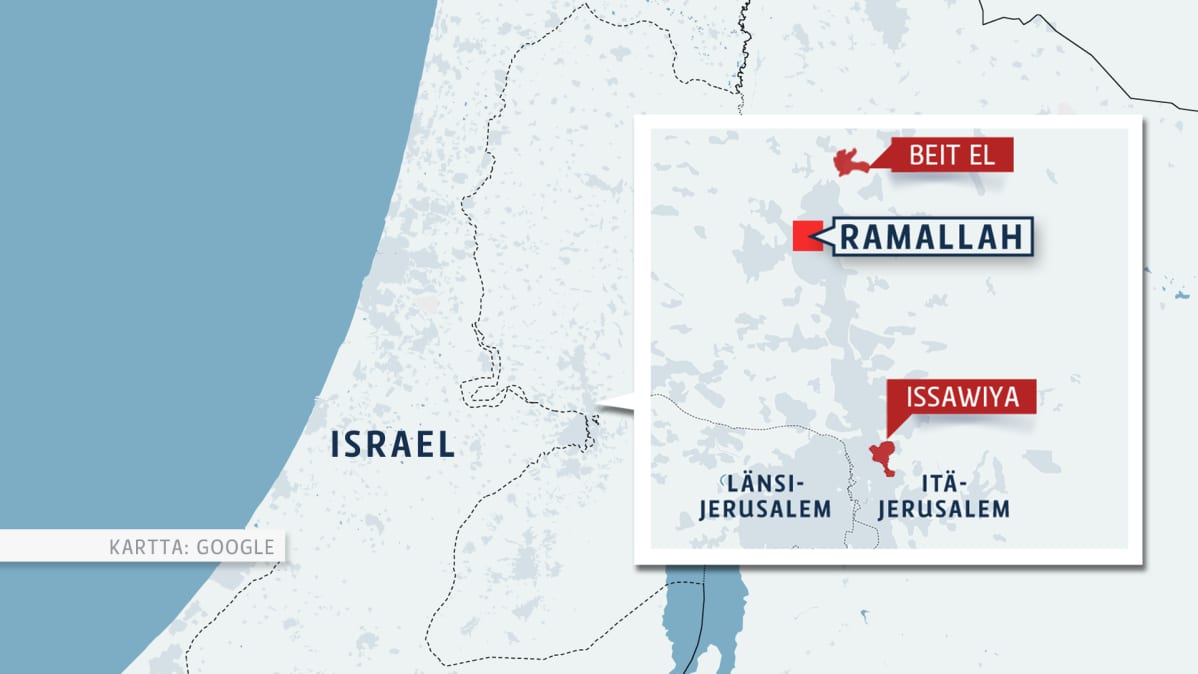 Israelin kartta