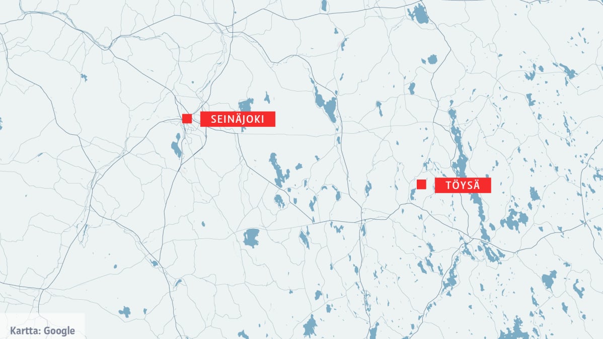kartta töysä Mies hukkui kotijärveensä Töysässä | Yle Uutiset | yle.fi