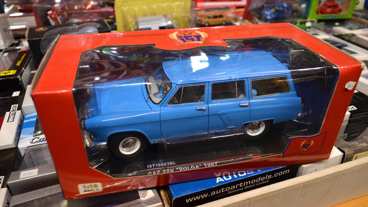 Vuoden 1967 Volgan pienoismalli.