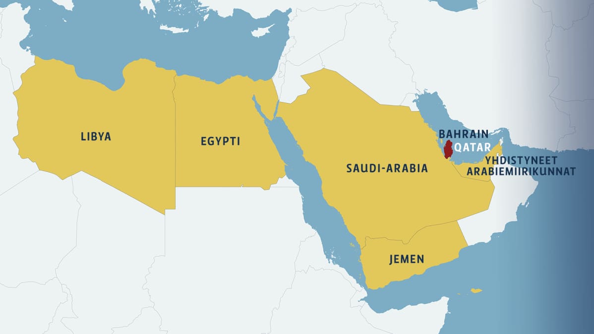 qatar kartalla Kunnianhimoinen Emiiri Ja Veljeily Iranin Kanssa Nelja Syyta Qatarin Ja Arabimaiden Kiistaan Yle Uutiset Yle Fi qatar kartalla