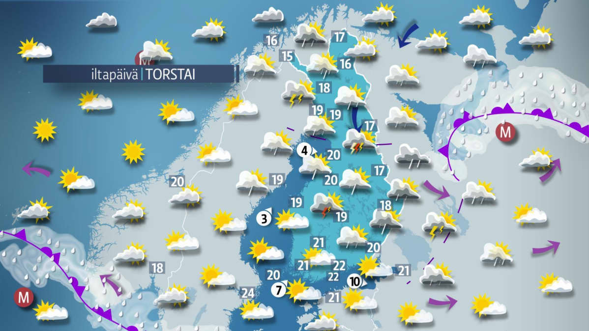 torstain sää