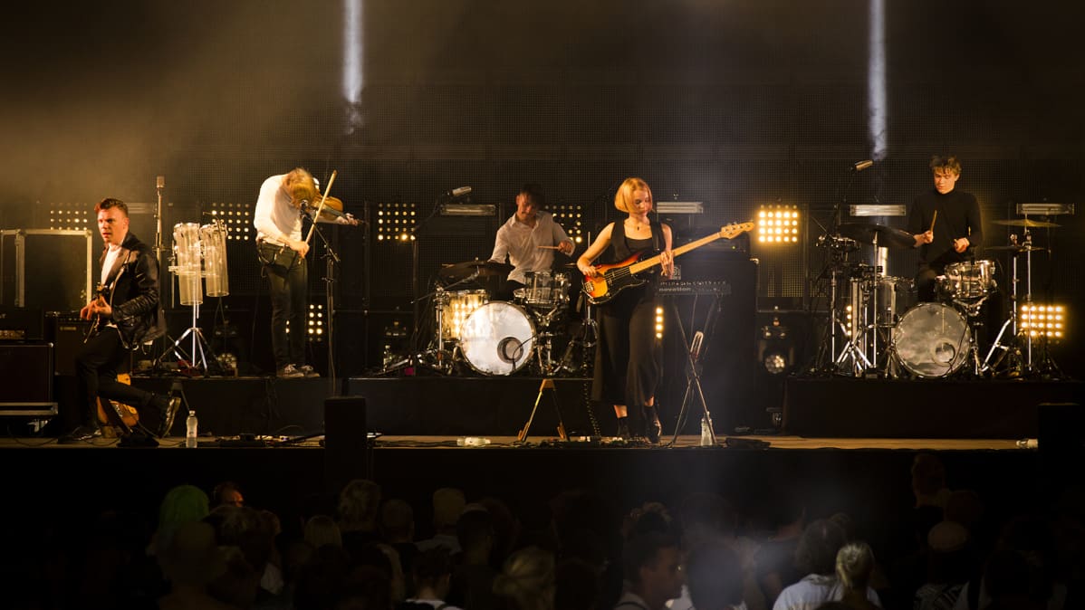 The Holy -yhtyeen keikka Flow Festivalilla 12. elokuuta 2017.
