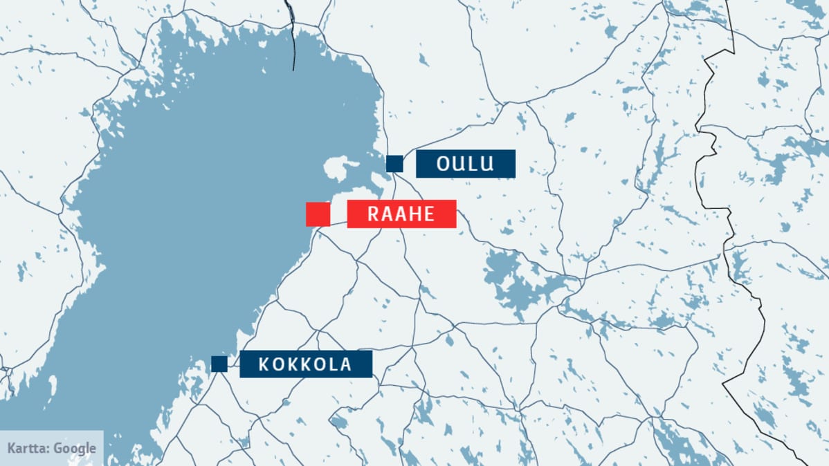 raahe kartta Uhkaava palo saatiin hallintaan tehdasalueella Raahessa | Yle 