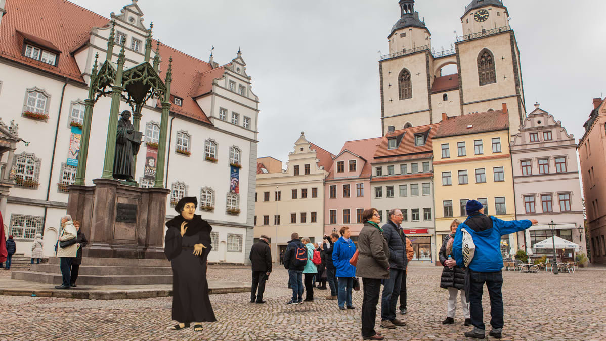 Luther seikkailee nykyajassa
