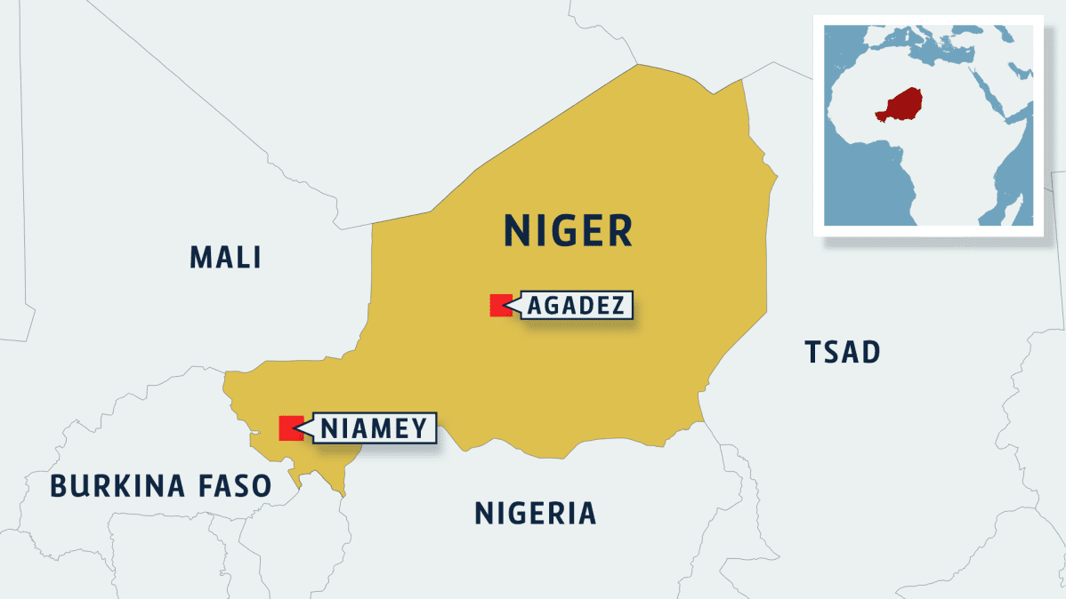 niger kartta Ministeri: USA:n joukot käyvät Nigerissä sotaa | Yle Uutiset | yle.fi