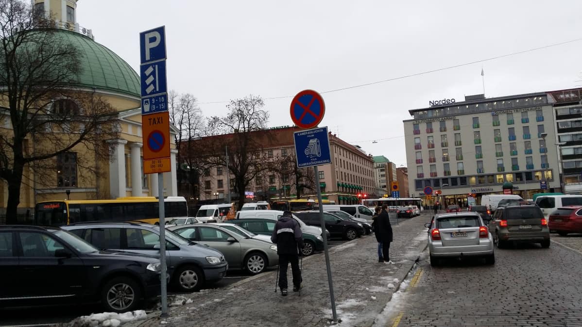 Turun kauppatorin parkkipaikka