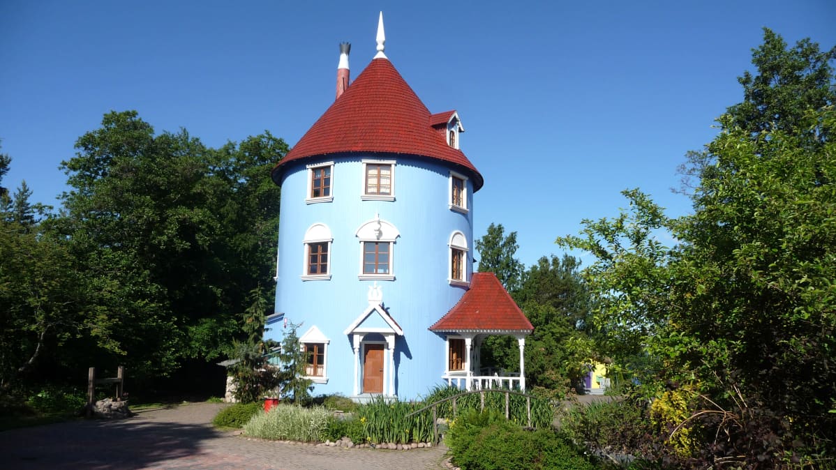 Muumitalo Naantalin Muumimaailmassa.