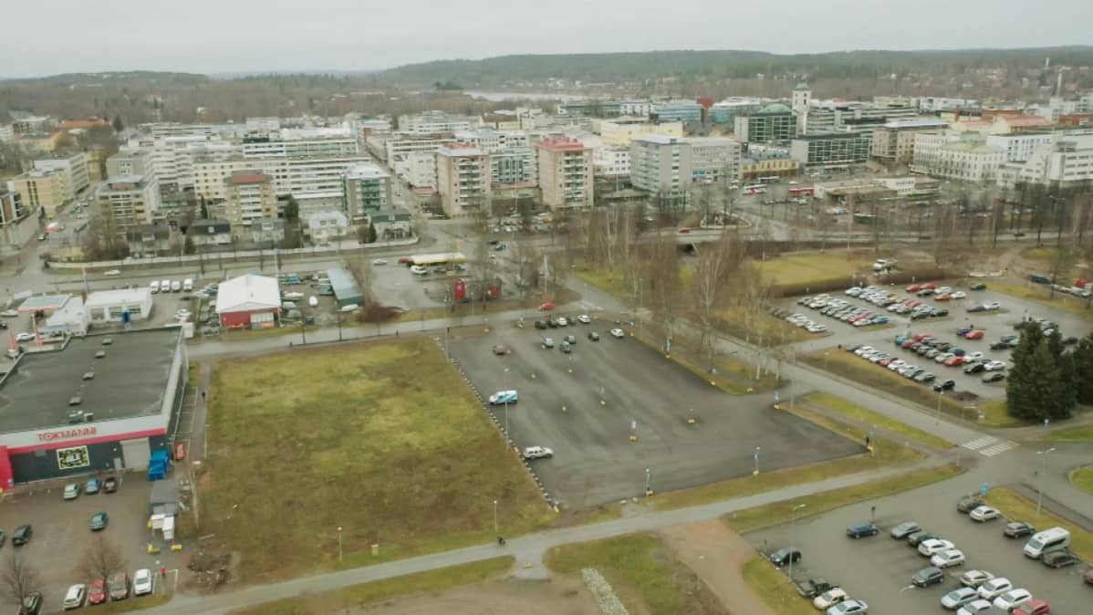 Ilmakuva Hämeensaaren alueesta