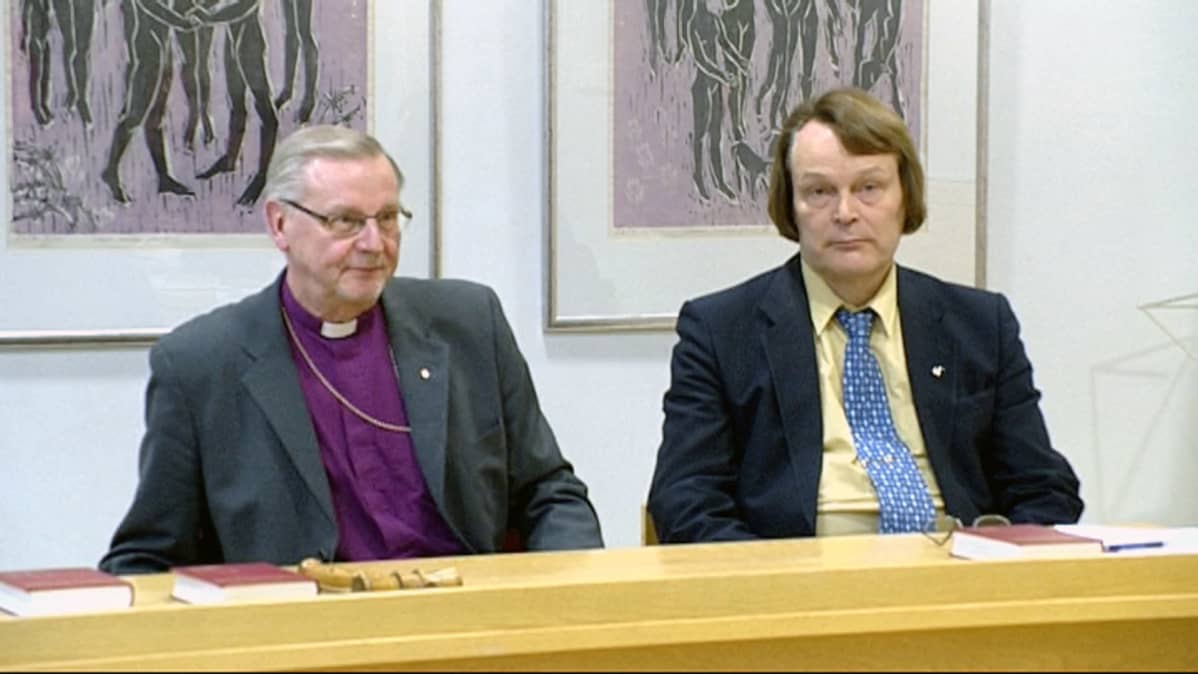 Voitto Huotari ja Olli Aalto vuonna 2008.
