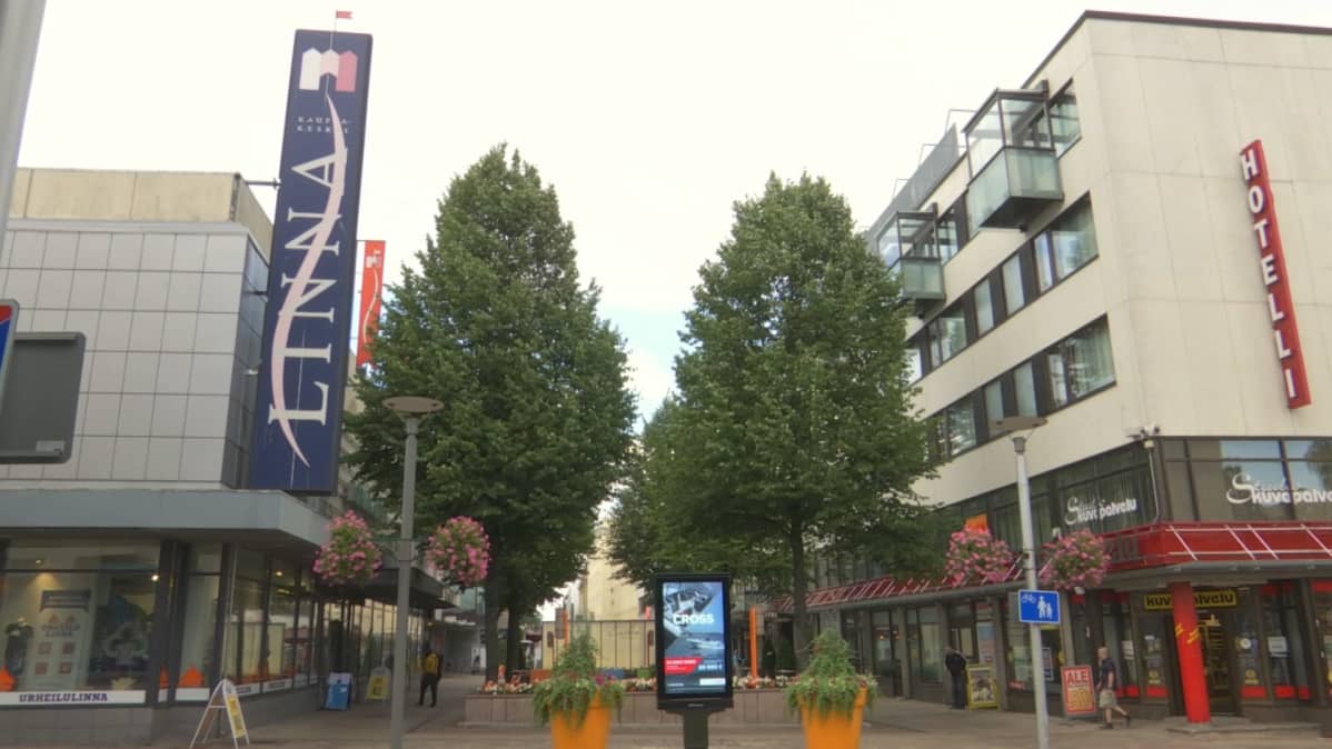 Hämeenlinnan kävelykatu Reska.