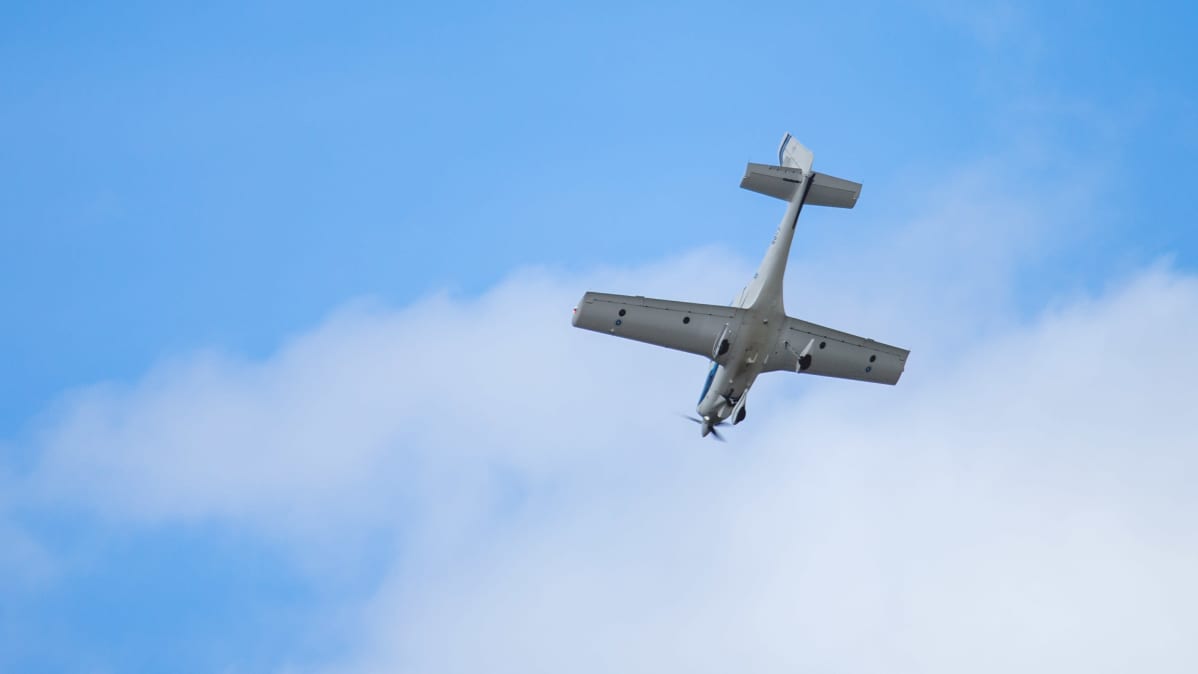 Grob G 115E alkeiskoulutuskone.
