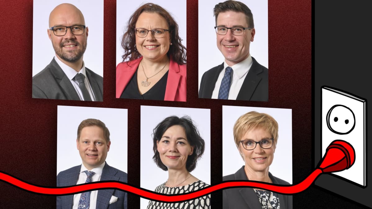 Sosiaali- ja terveysvaliokunnan jäseniä, jotka vastustavat eutanasian laillistamista.