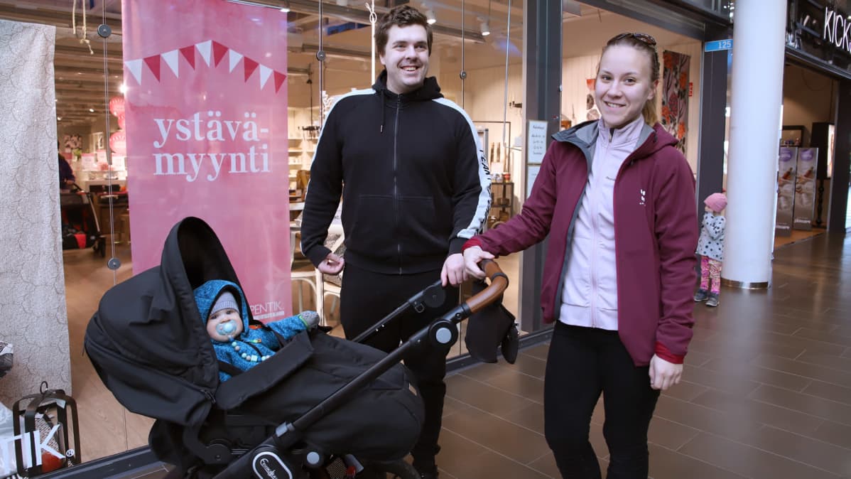 Haaparantalaiset Antti Syrjälä ja Sara Miettinen