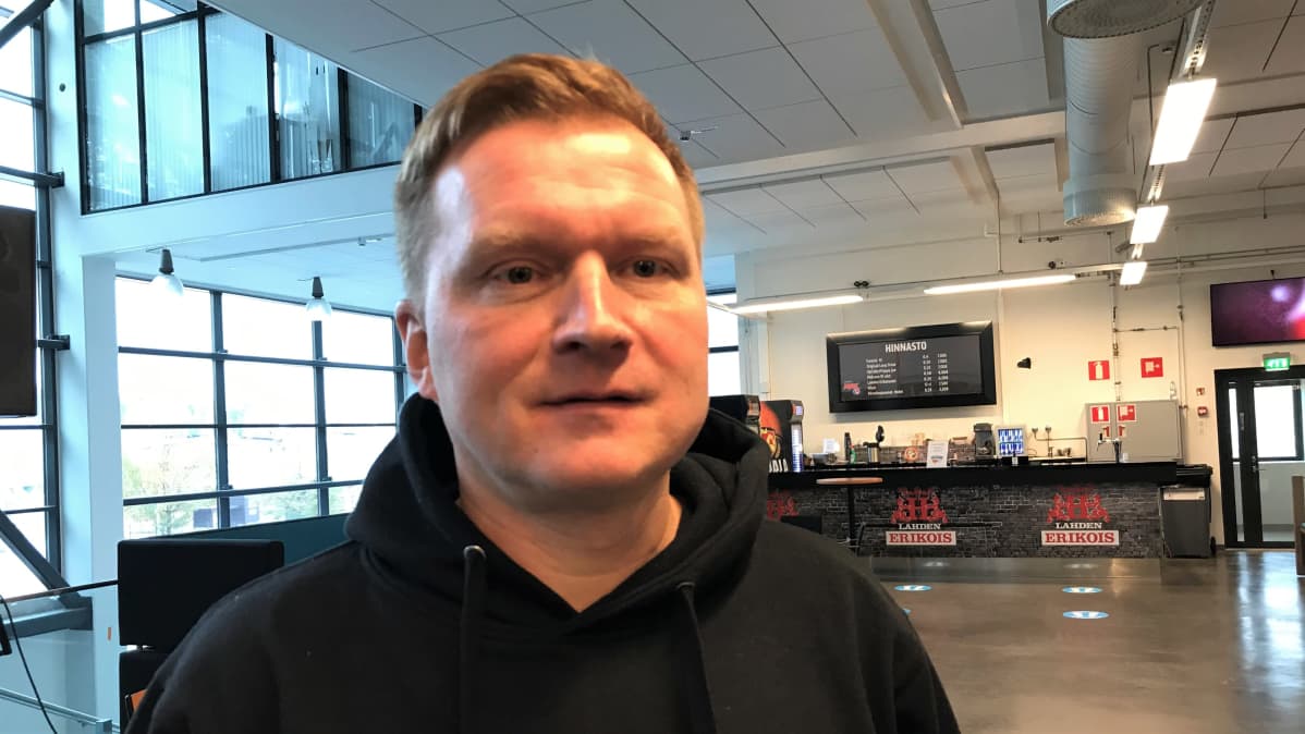 Lahden Pelicans Oy:n toimitusjohtaja Lauri Pöyhönen