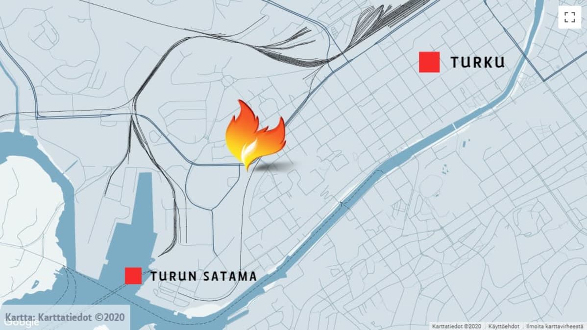 Kartta Turku