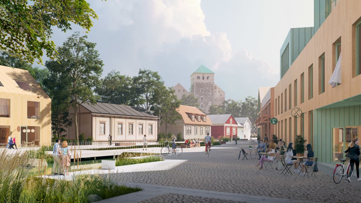 Turun Linnanniemen ideakilpailu - Kolme palaa