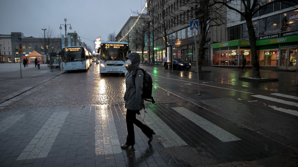 Katunäkymä Lahdessa.
