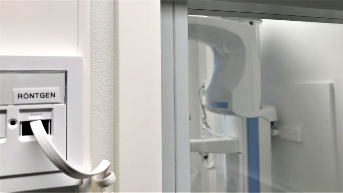 Röntgen YTHS:n tiloissa lahdessa joulukuussa 2020