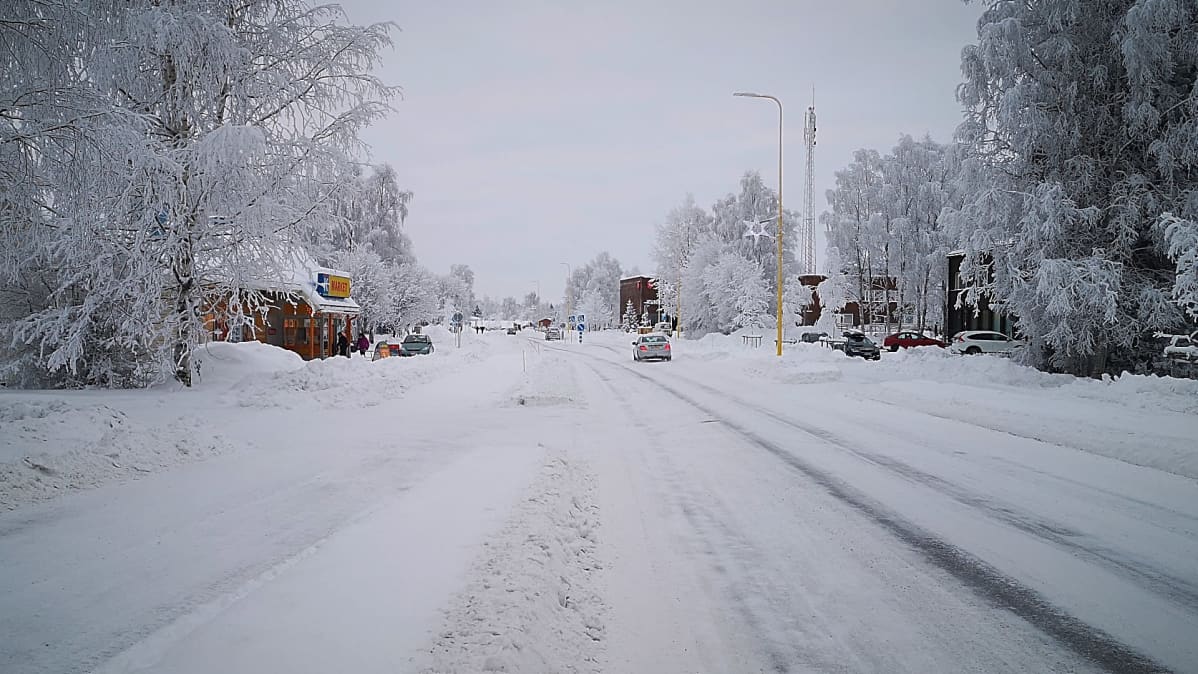Tervolan kunnan keskustan tie.