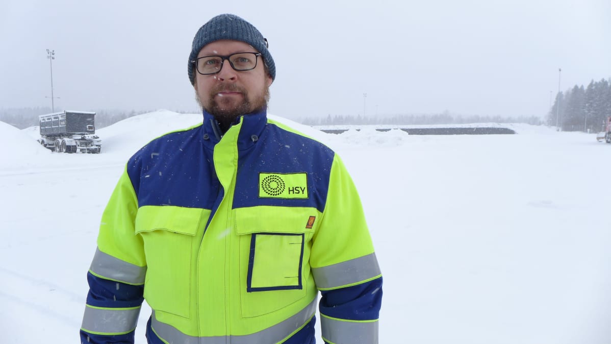 Yksikön päällikkö Janne Nipuli HSY:n jätevesien käsittely, Metsäpirtin kompostointiasema