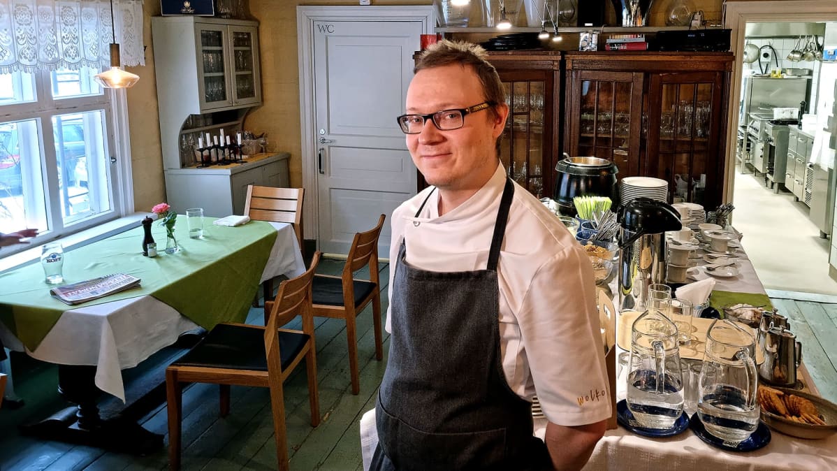 Ravintola Wolkoffin yrittäjä Karo Sintonen