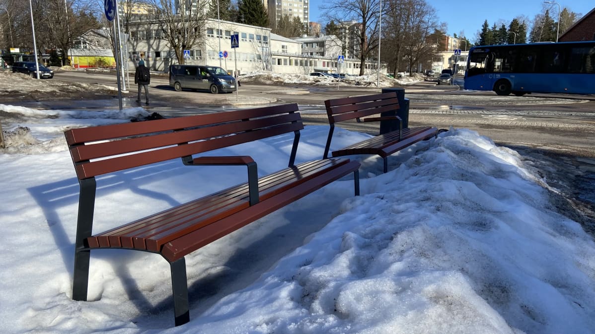 Penkki Runar Schildtin puistossa