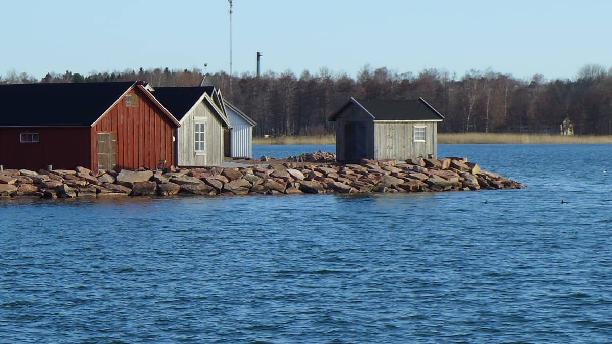 Rantamaisema merimuseokorttelista Maarianhaminassa