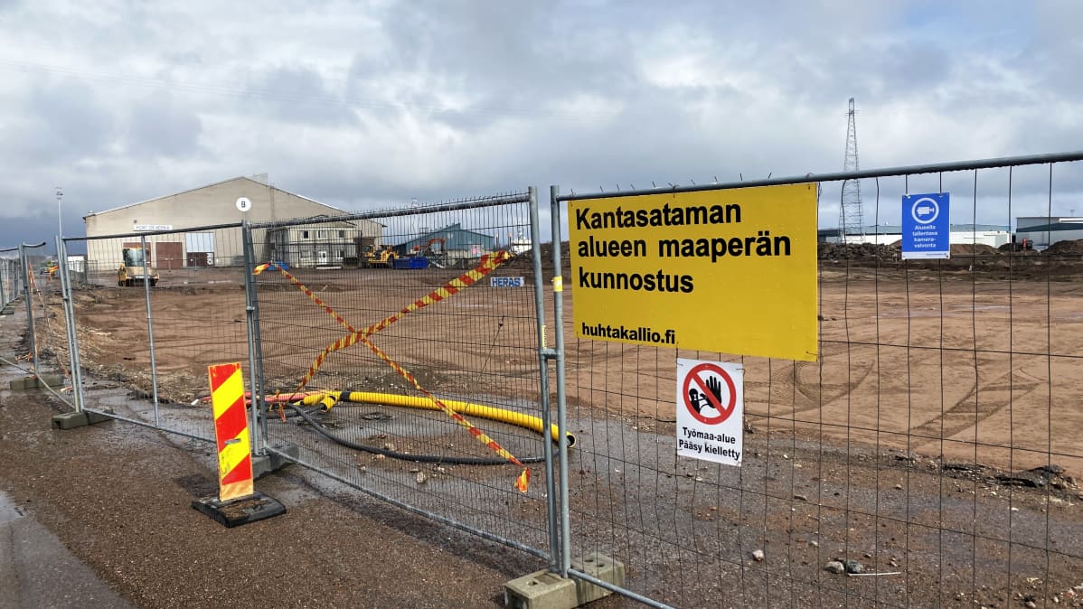 Kotkan tapahtumakeskuksen työmaa