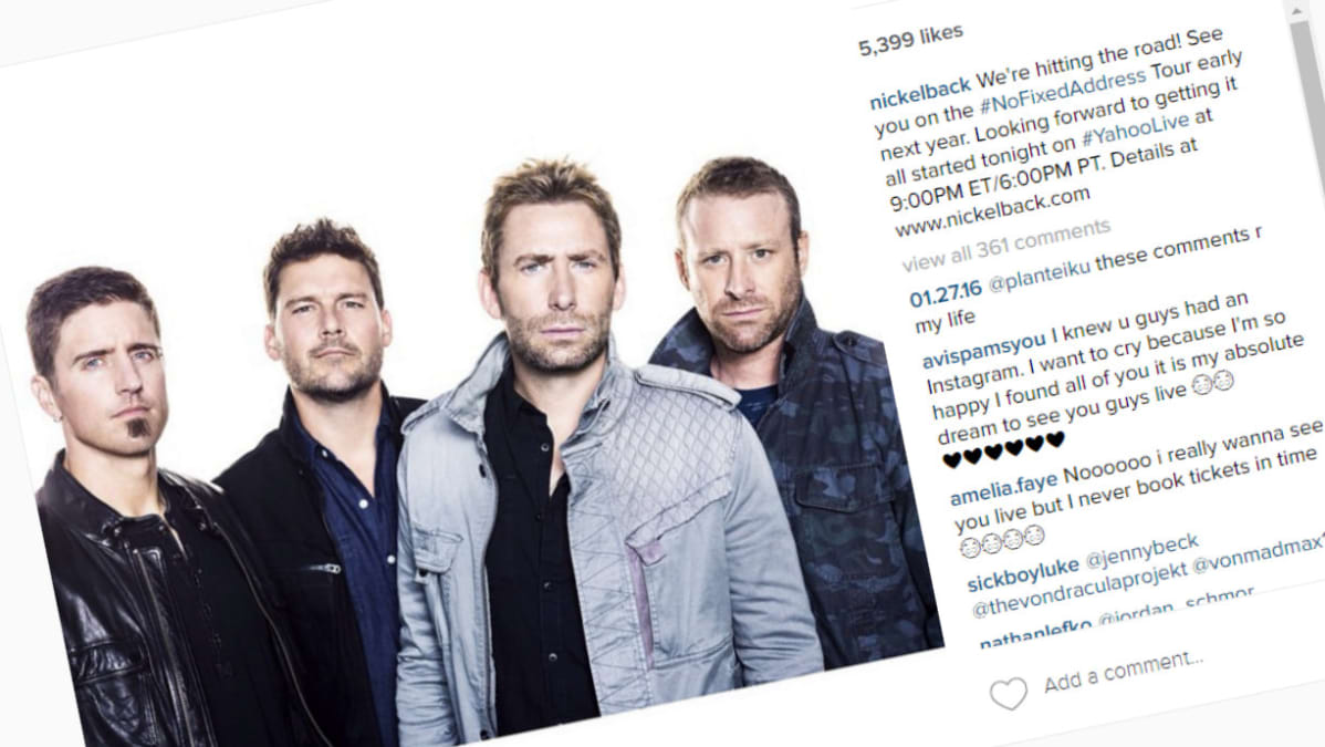 Nickelback.