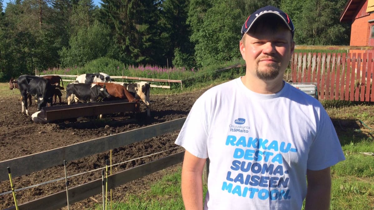 Maanviljelijä Juha-Pekka Karttunen.