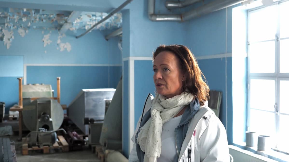 Anne Vänskä, toimitusjohtaja, Liperin Mylly, vanha meijeritila