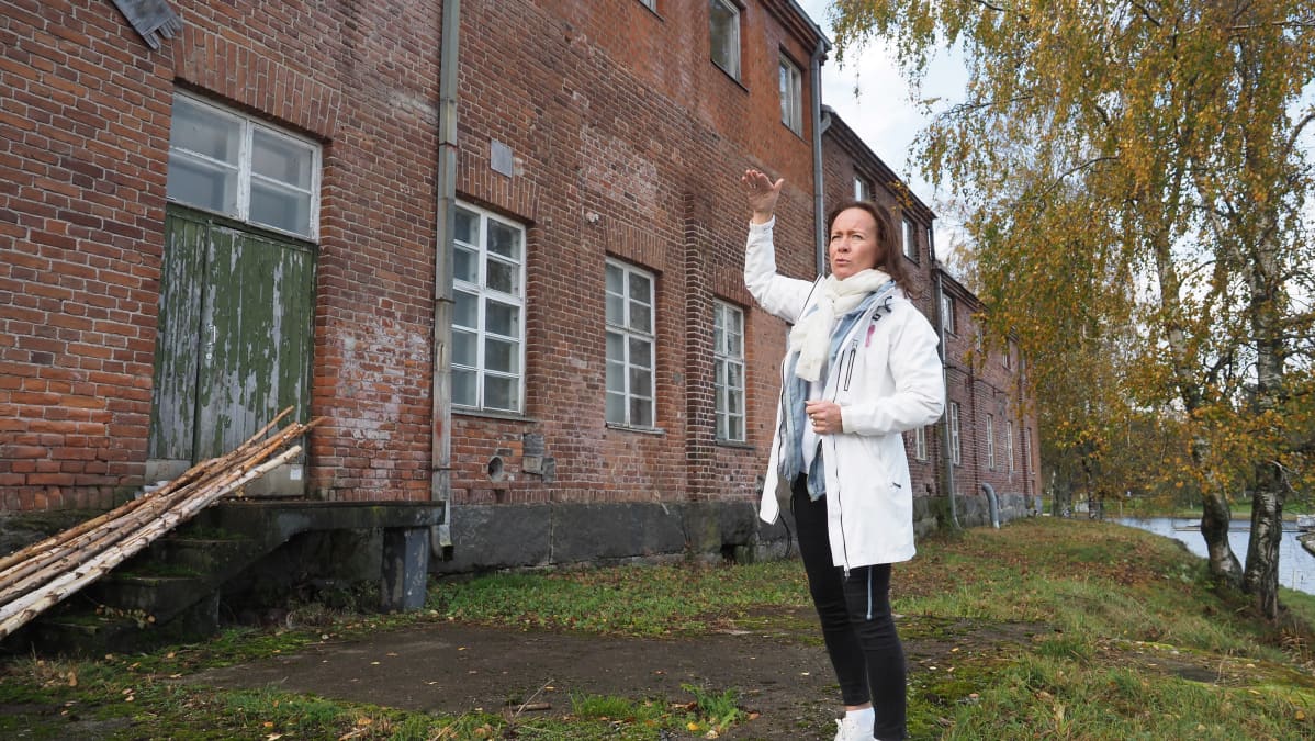 Anne Vänskä, toimitusjohtaja, Liperin Mylly, meijerirakennus
