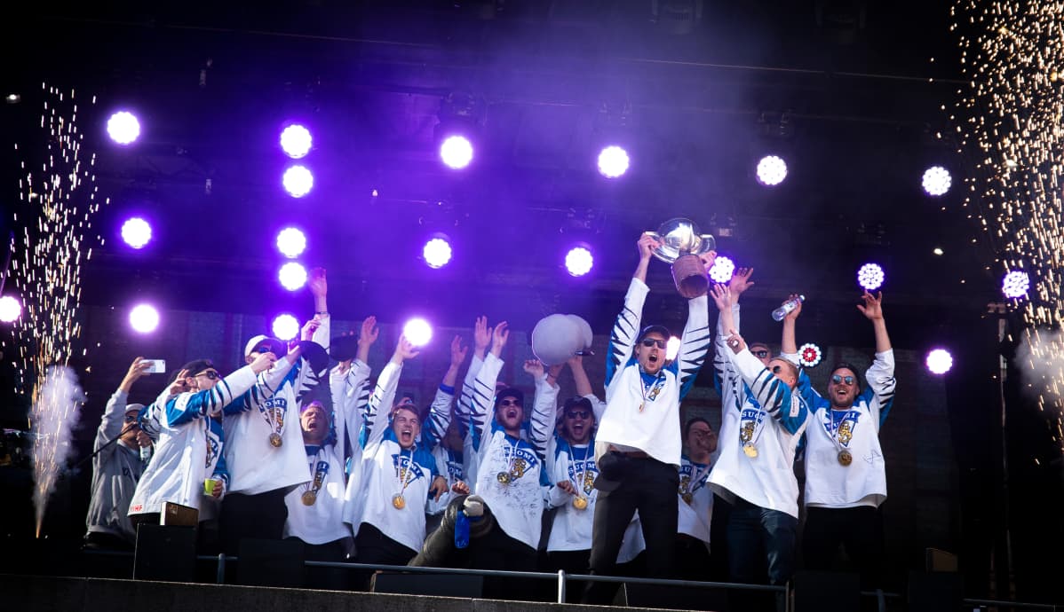 Leijonat MM-kultajuhla Tampere