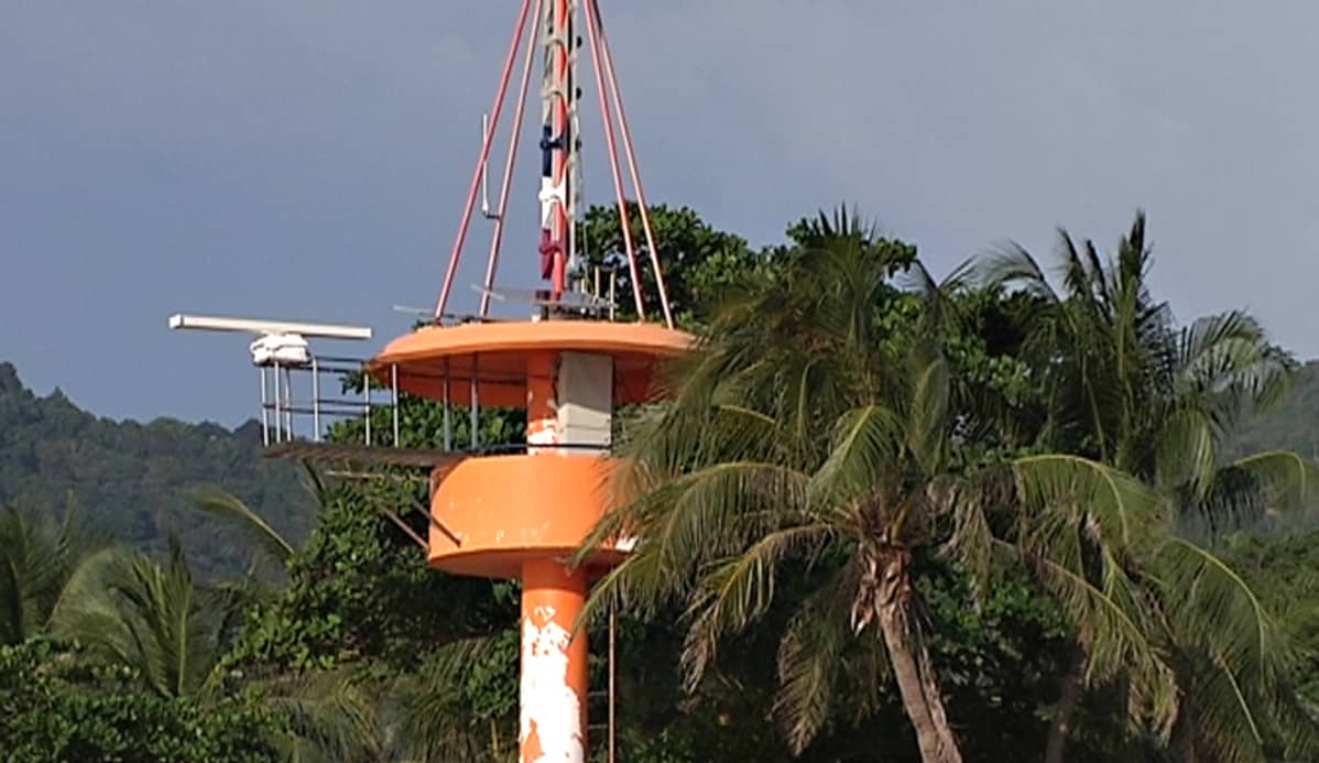 Patong Beachin tsunamivaroitustorni