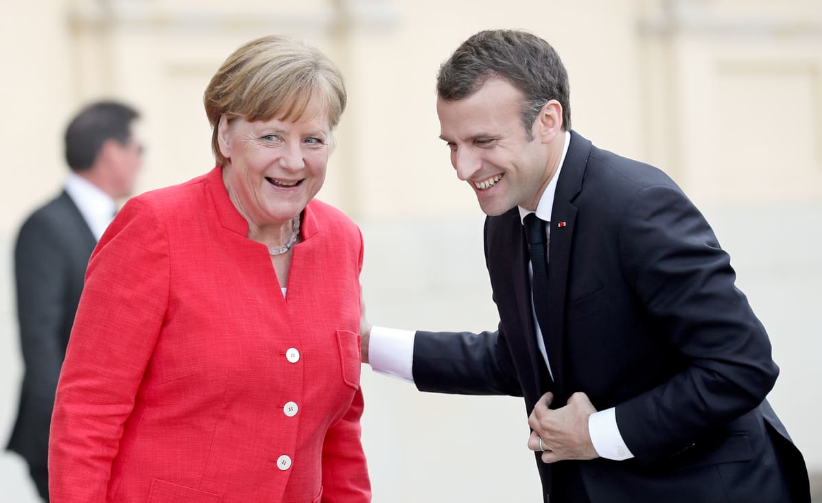 Angela Merkel ja Emmanuel Macron