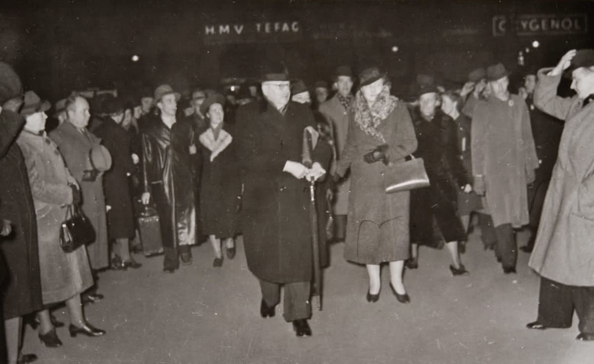Paasikivi matkalla Moskovaan neuvotteluihin 1939