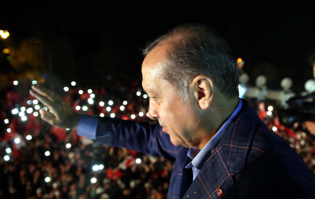 Turkin presidentti Recep Tayyip Erdoğan