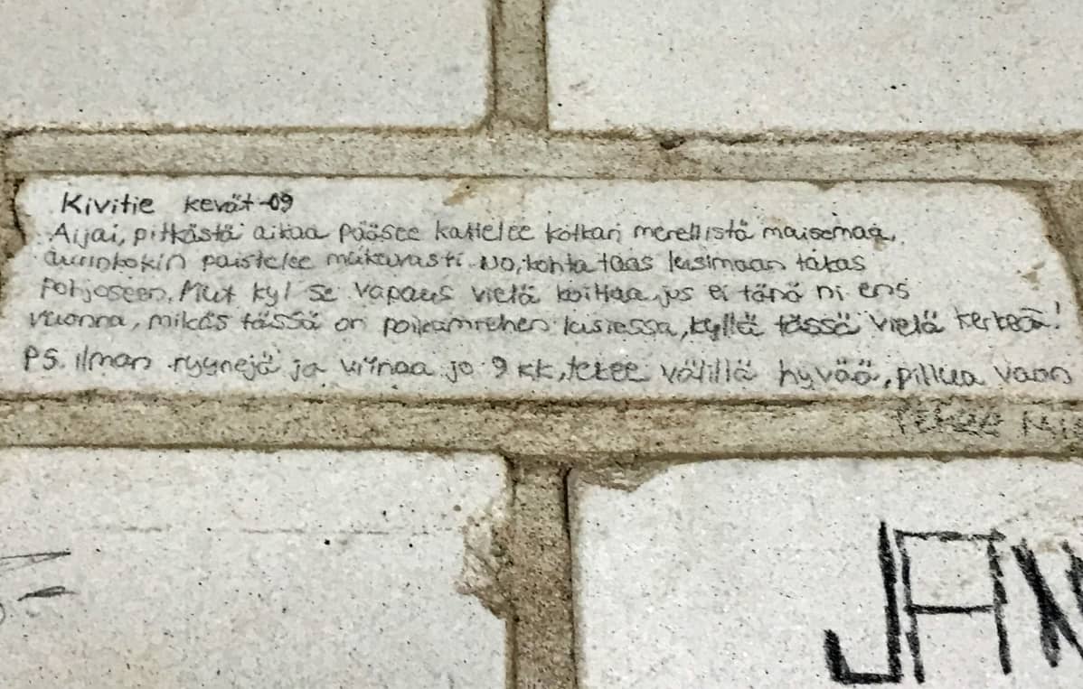 runo tiiliseinässä