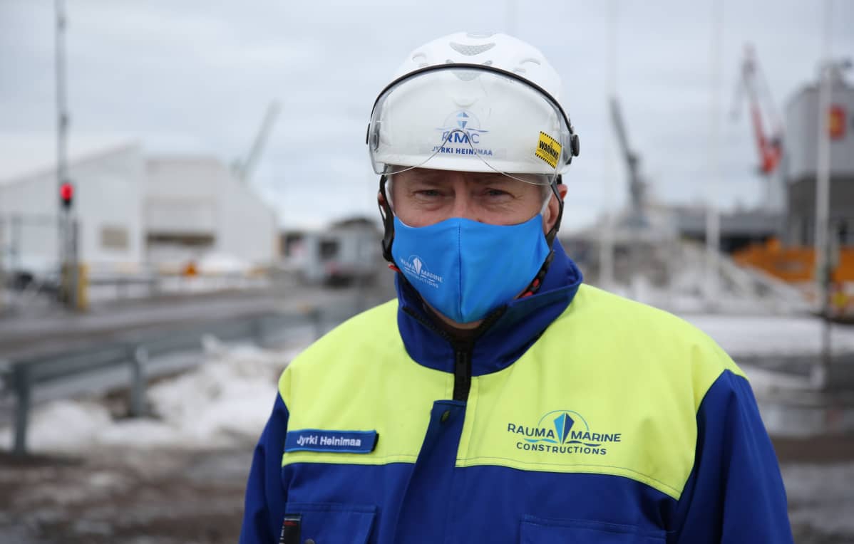 Rauman telakkayhtiö RMC:n toimitusjohtaja Jyrki Heinimaa.