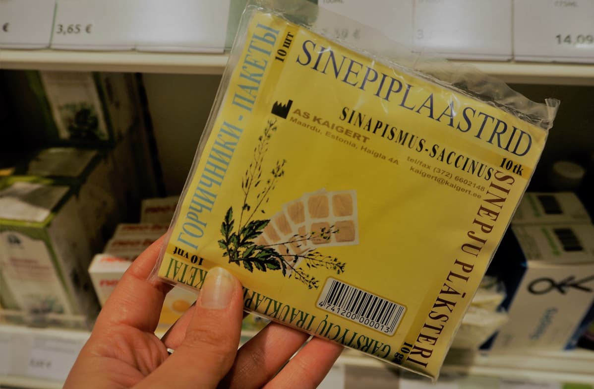 Pippurilaastareiden lisäksi myös sinappilaastarit ovat Virossa suosittuja.