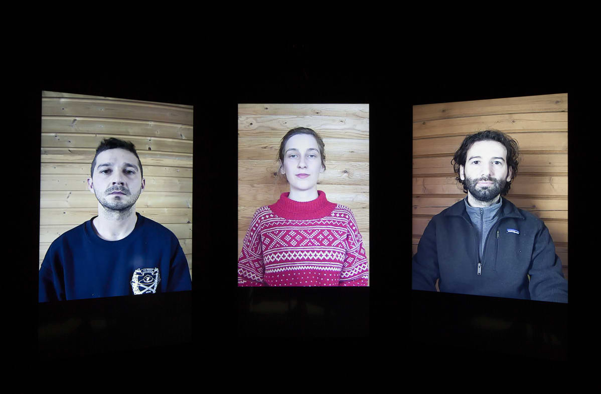 Shia LaBeouf, Nastja Säde Rönkkö, Luke Turner