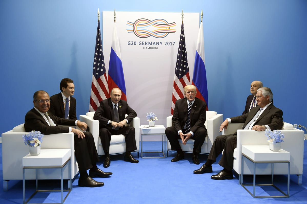 Vladimir Putin ja Donald Trump tapaavat G20-kokouksessa Hampurissa.